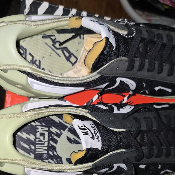 Nike Blazer Low in Black, White, and Olive - Picture 5 of 10